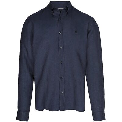 Boss Camisa de lino H-LIAM azul oscuro XXL Boss Camisa de lino H-LIAM azul oscuro XXL