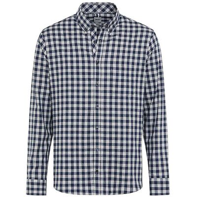 Brax Camisa Regular Fit DANIEL C azul M Brax Camisa Regular Fit DANIEL C azul M