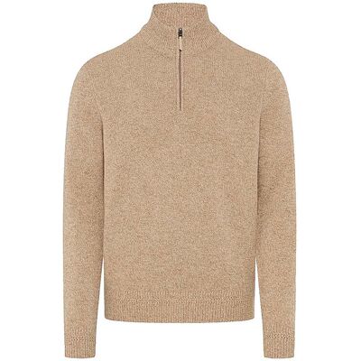 Brax Jersey Troyer STEFFEN beige XL Brax Jersey Troyer STEFFEN beige XL