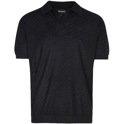 Emporio Armani Polo azul oscuro M Emporio Armani Polo azul oscuro M