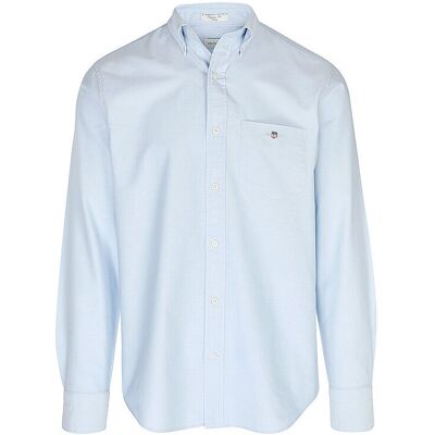 Gant Camisa Regular Fit azul claro XXL Gant Camisa Regular Fit azul claro XXL