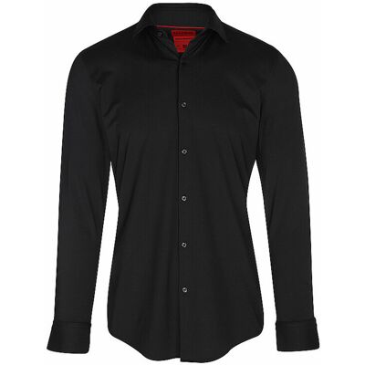 Hugo Camisa de punto Slim Fit KENNO negro 38 Hugo Camisa de punto Slim Fit KENNO negro 38
