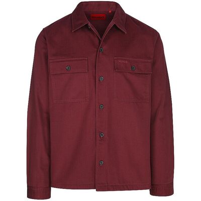 Hugo Overshirt EPOLDO rojo oscuro M Hugo Overshirt EPOLDO rojo oscuro M