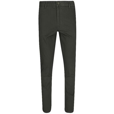 Knowledge Cotton Apparel Chino LUCA verde oscuro 31/L34 Knowledge Cotton Apparel Chino LUCA verde oscuro 31/L34