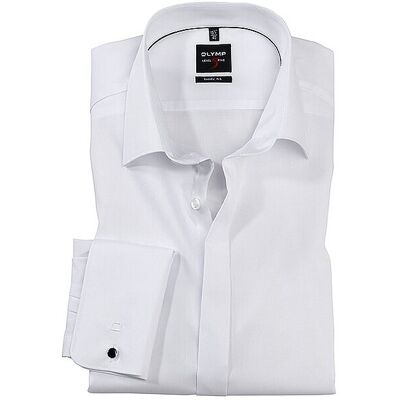 Olymp Level Five Camisa de vestir Slim Fit blanco 45 Olymp Level Five Camisa de vestir Slim Fit blanco 45