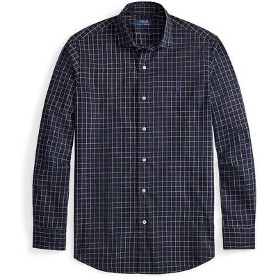 Ralph Lauren Camisa de corte estándar azul oscuro XXL Ralph Lauren Camisa de corte estándar azul oscuro XXL