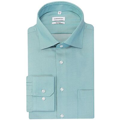 Seidensticker Camisa de vestir corte confort verde 39 Seidensticker Camisa de vestir corte confort verde 39