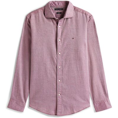 Tommy Hilfiger Camisa de corte estándar rojo oscuro XXXL Tommy Hilfiger Camisa de corte estándar rojo oscuro XXXL
