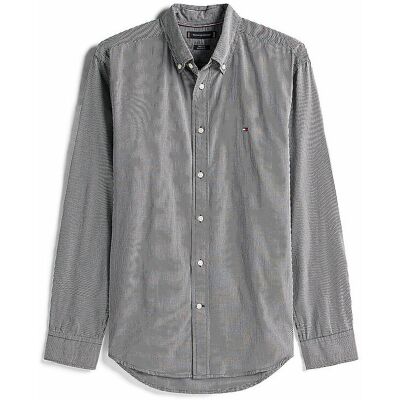 Tommy Hilfiger Camisa de corte regular gris XXL Tommy Hilfiger Camisa de corte regular gris XXL