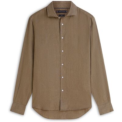 Tommy Hilfiger Camisa de lino oliva XL Tommy Hilfiger Camisa de lino oliva XL