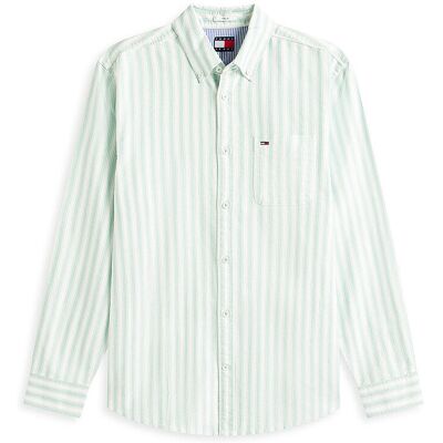 Tommy Jeans Camisa de corte regular verde XXL Tommy Jeans Camisa de corte regular verde XXL