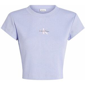 Calvin Klein Camiseta Cropped Fit lila M Calvin Klein Camiseta Cropped Fit lila M