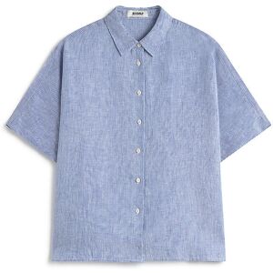 Ecoalf Blusa de lino MELANIA azul claro XL Ecoalf Blusa de lino MELANIA azul claro XL