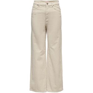 Only Pantalón de pana de pernera ancha ONLHOPE crema 42/L32 Only Pantalón de pana de pernera ancha ONLHOPE crema 42/L32