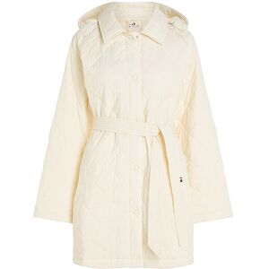 Tommy Hilfiger Abrigo acolchado crema L Tommy Hilfiger Abrigo acolchado crema L