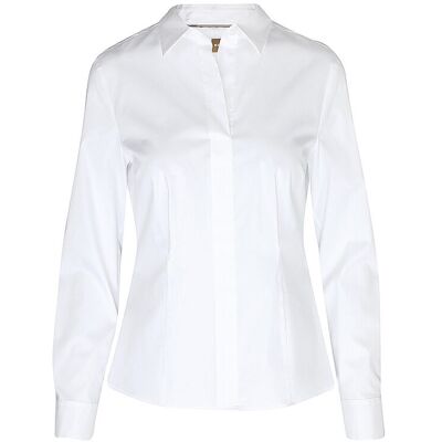 Boss Blusa Slim Fit BASHINA blanco 40 Boss Blusa Slim Fit BASHINA blanco 40