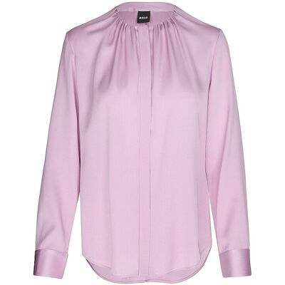 Boss Blusa de seda BANORAH rosa 38 Boss Blusa de seda BANORAH rosa 38