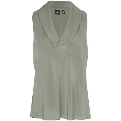 Boss Blusa de seda BOLARU verde oscuro 34 Boss Blusa de seda BOLARU verde oscuro 34