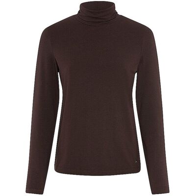 Brax Jersey de cuello alto CARINA.L marrón 34 Brax Jersey de cuello alto CARINA.L marrón 34
