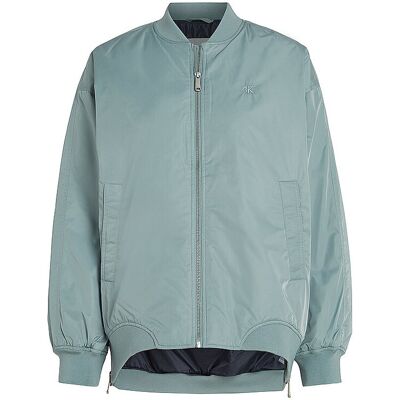 Calvin Klein Blusón azul claro S Calvin Klein Blusón azul claro S