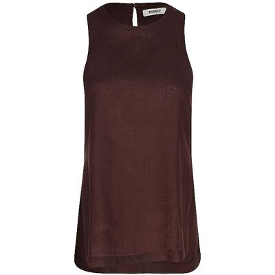 Ecoalf Blusa de lino SIA marrón XS Ecoalf Blusa de lino SIA marrón XS