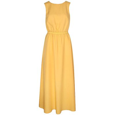 Ecoalf Midikleid amarillo XS Ecoalf Midikleid amarillo XS
