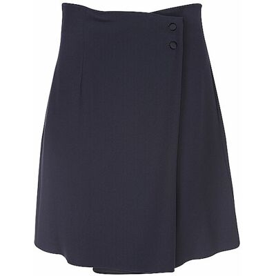 Emporio Armani Falda pantalón - Pantalones cortos falda azul oscuro 42 Emporio Armani Falda pantalón - Pantalones cortos falda azul oscuro 42
