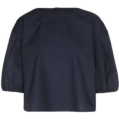 Emporio Armani Blusenshirt azul oscuro 42 Emporio Armani Blusenshirt azul oscuro 42