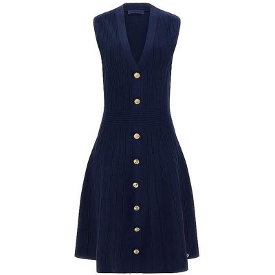 Guess Minivestido AMBER azul oscuro L Guess Minivestido AMBER azul oscuro L