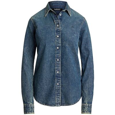 Ralph Lauren Blusa vaquera JAMELKO azul S Ralph Lauren Blusa vaquera JAMELKO azul S