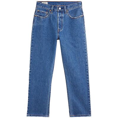 Levis Vaqueros Mom Fit 501 7/8 azul 30/L30 Levis Vaqueros Mom Fit 501 7/8 azul 30/L30