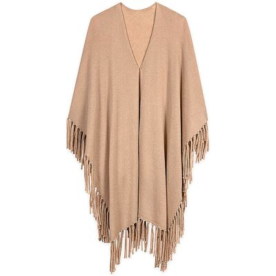 Luisa Cerano Cape - Poncho crema Luisa Cerano Cape - Poncho crema
