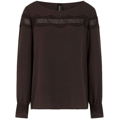 Marc Cain Blusa marrón 34 Marc Cain Blusa marrón 34