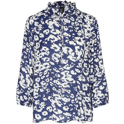 Marc Cain Blusa azul oscuro 34 Marc Cain Blusa azul oscuro 34