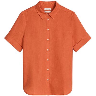 Marc O'Polo Blusa de lino naranja 38 Marc O'Polo Blusa de lino naranja 38