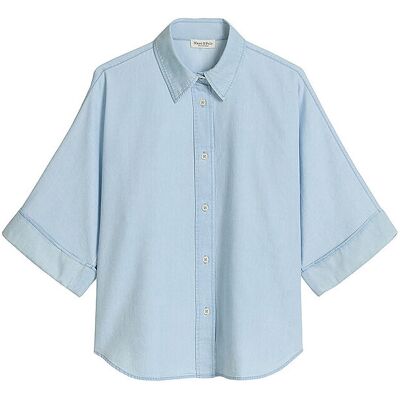 Marc O'Polo Blusa azul claro 36 Marc O'Polo Blusa azul claro 36