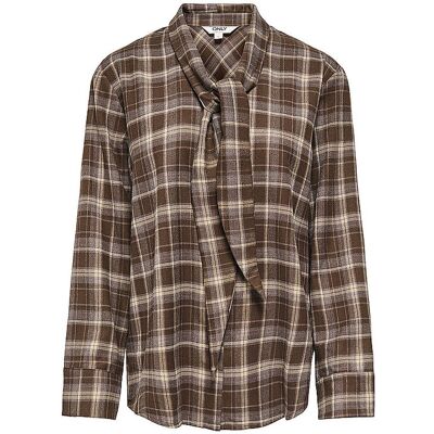 Only Blusa ONLGUKA marrón L Only Blusa ONLGUKA marrón L