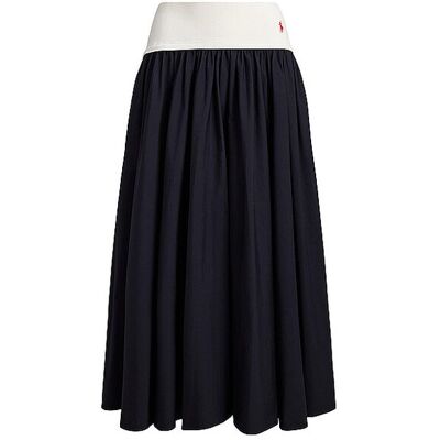 Ralph Lauren Maxifalda azul oscuro L Ralph Lauren Maxifalda azul oscuro L