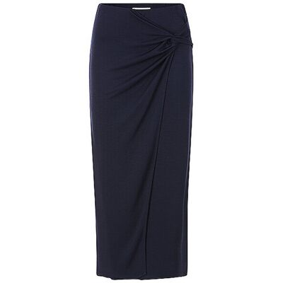 Richroyal Midi falda azul oscuro S Richroyal Midi falda azul oscuro S