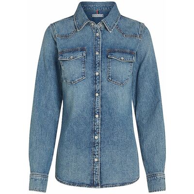 Tommy Hilfiger Blusa vaquera azul 36 Tommy Hilfiger Blusa vaquera azul 36