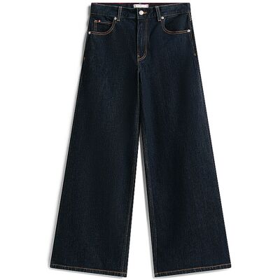 Tommy Hilfiger Jeans de pierna ancha azul oscuro 28/L34 Tommy Hilfiger Jeans de pierna ancha azul oscuro 28/L34