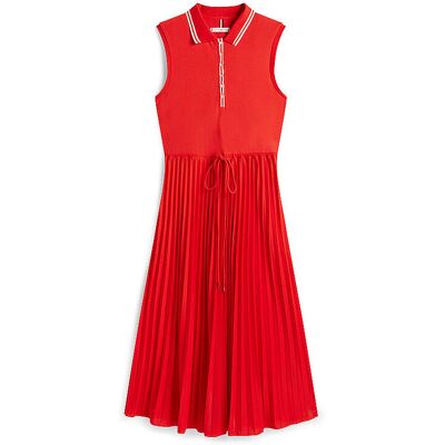 Tommy Hilfiger Midikleid rojo L Tommy Hilfiger Midikleid rojo L
