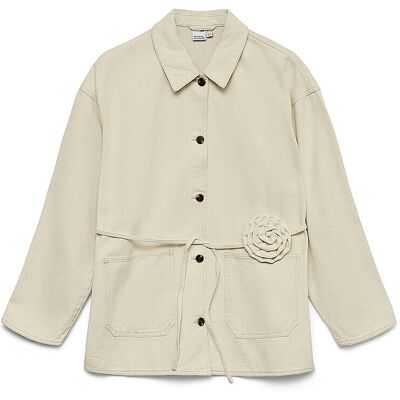 Vero Moda Chaqueta vaquera VMSAZZY crema M Vero Moda Chaqueta vaquera VMSAZZY crema M