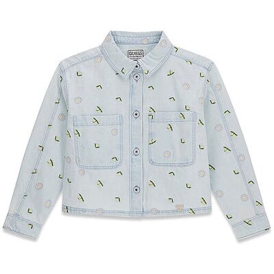 Guess Chaqueta para niña azul claro 152 Guess Chaqueta para niña azul claro 152