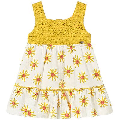 Mayoral Vestido para bebé niña amarillo 92 Mayoral Vestido para bebé niña amarillo 92
