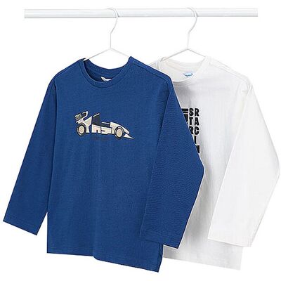 Mayoral Camiseta manga larga niño 2 uds. azul 104 Mayoral Camiseta manga larga niño 2 uds. azul 104