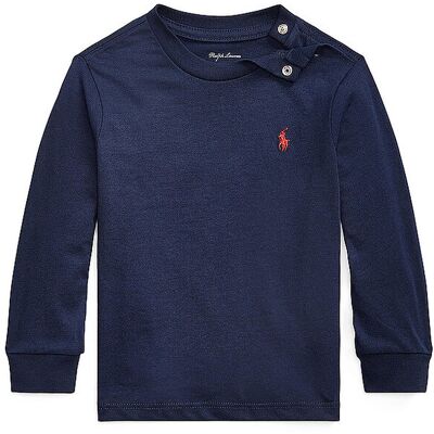 Ralph Lauren Camiseta de manga larga para bebé azul oscuro 68 Ralph Lauren Camiseta de manga larga para bebé azul oscuro 68