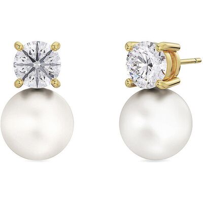 Edblad Pendientes LUNA STUDS Large Gold oro Edblad Pendientes LUNA STUDS Large Gold oro
