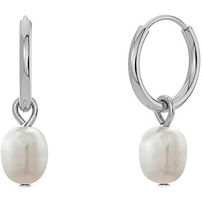 Edblad Pendientes PERLA HOOPS Steel plata Edblad Pendientes PERLA HOOPS Steel plata