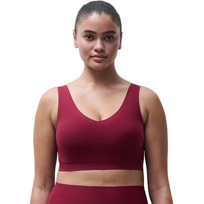 Chantelle Bustier SOFT STRETCH frambuesa rojo oscuro XL/XXL Chantelle Bustier SOFT STRETCH frambuesa rojo oscuro XL/XXL